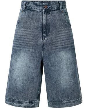 God Made Denim Shorts - Blue