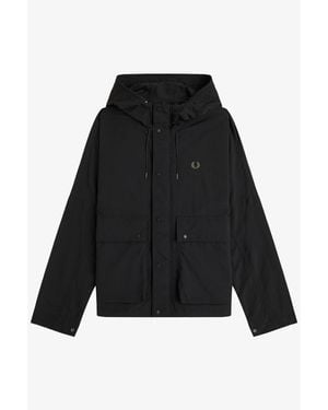 Fred Perry Ripstop Parka - Black