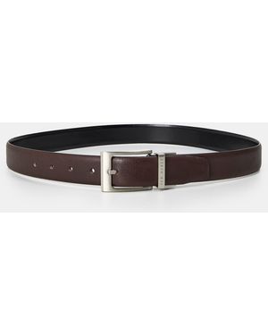Ted Baker Leather Belt - Black