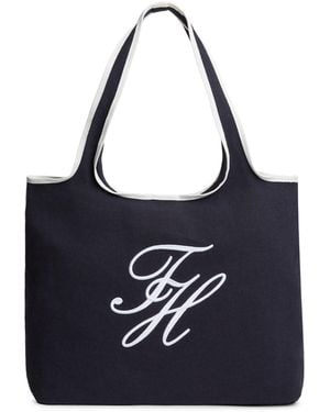 Tommy Hilfiger Tommy Canvas Tote Ld63 - Blue