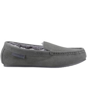 Hush Puppies Annie Mocassin Slipper - Grey
