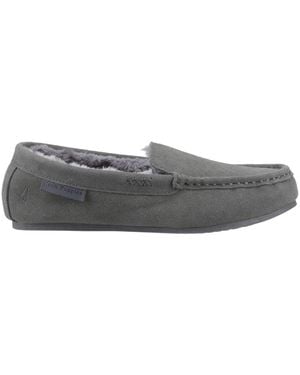 Hush Puppies Annie Mocassin Slipper - Grey
