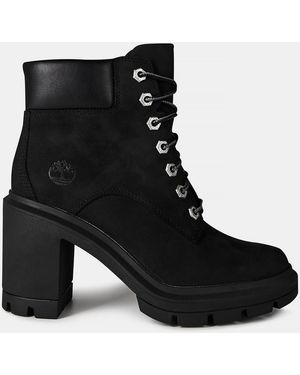 Timberland Allington Lace-Up Heeled Boots - Black