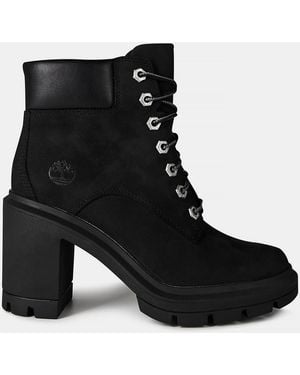 Timberland Allington Lace-Up Heeled Boots - Black
