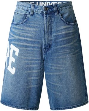Aape Denim Short Sn63 - Blue
