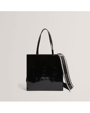 Ted Baker Webbing Small Icon Tote Bag - Black