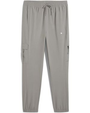 PUMA Flex Open Hem Woven Joggers - Grey