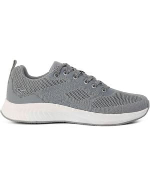 Regatta Marine Woven Knit Classic Low-Top Trainers - Grey