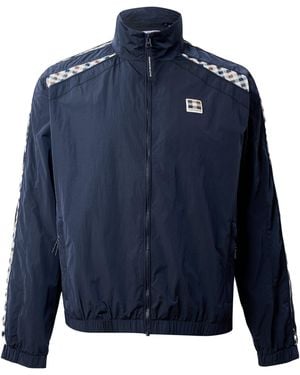 Aquascutum Lamina Track Funnel-Neck Tracksuit Top - Blue