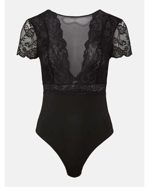 Pieces Sicca Ss Body Ld63 - Black