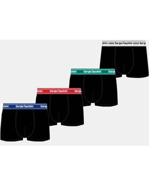 Sergio Tacchini 4-Pack Boxers - Black