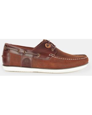 Barbour Wake Boat Shoes - Brown
