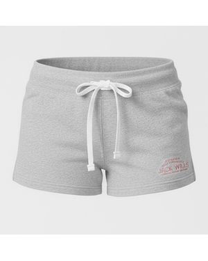 Jack Wills Jw Bea Logo Sweat Shorts - White