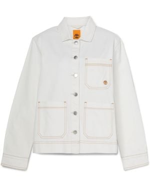 Timberland Kempshire Chore Jacket Vintage Whit - White