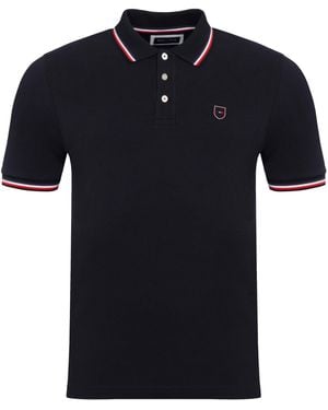 Eden Park Short-Sleeved Polo Shirt - Black