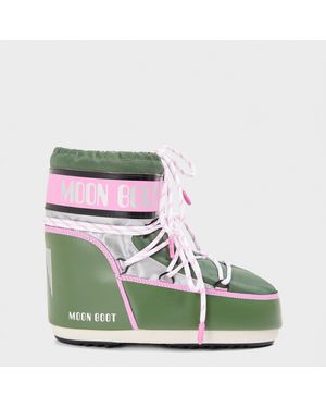 Moon Boot Water Resistant Snow Boots - Green