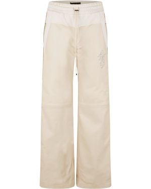 Amiri Stacked Track Trousers - Natural