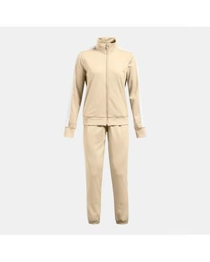 Under Armour Armour Tricot Tracksuit - Natural