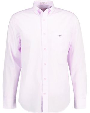 GANT Poplin Banker Shirt - Purple