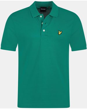Lyle & Scott Basic Short Sleeve Polo Shirt - Green