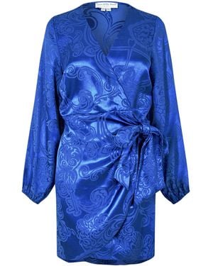 Never Fully Dressed Vienna Mini Dress - Blue