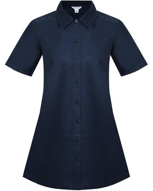 Miso Oxford Day Shirt Dress - Blue