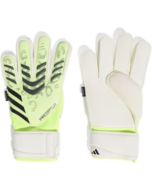 adidas Predator Match Fingersave Goalkeeper Gloves Adults - White