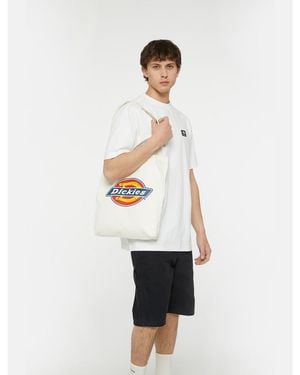 Dickies Logo Tote Bags - White
