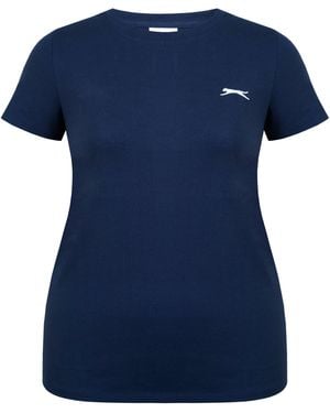 Slazenger 1881 Crew Neck Tee - Blue