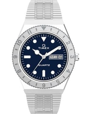 Timex Water Resistant Analogue Quartz Watch - Metallic