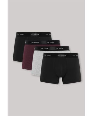 Ted Baker 4 Pack Trunk - Black