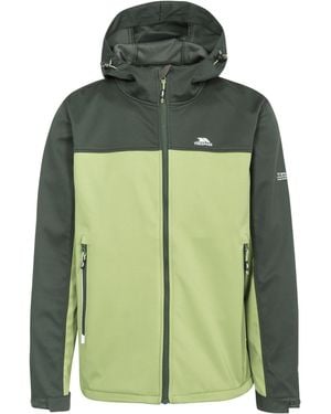 Trespass Palin Weather-Resistant Streamlined Fit Softshell Jacket - Green