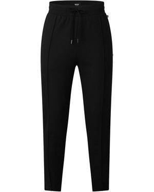 BOSS Open Hem Fleece Joggers - Black