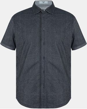 Firetrap Short-Sleeve Plain Shirt - Blue