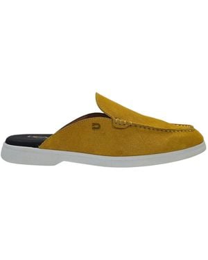 Deakins Deaks Antonelli Flat Mules - Brown