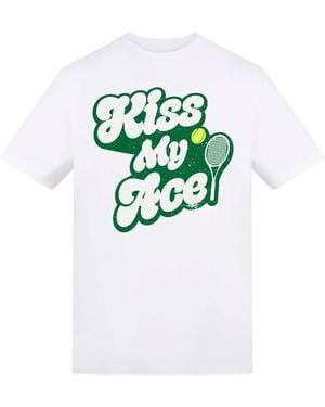 AWD Adults Printed Tennis Tee - Green