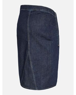 Mama.licious Mama Mlatlanta Maxi Skirt - Blue