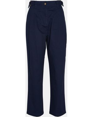 Barbour Amber Tapered Trousers - Blue