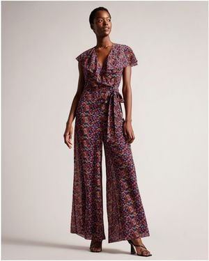 Ted Baker Ted Surya Jumpsuit Ld99 - Red