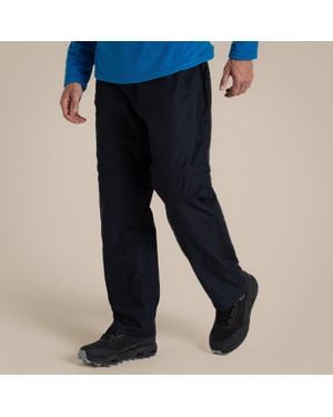Craghoppers Kiwi Convertible Water-Repellent Trousers - Blue