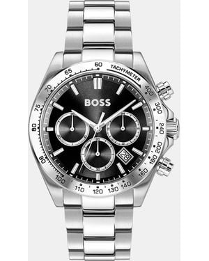 BOSS Gents Hero Stainless Steel Bracelet Watch - Green