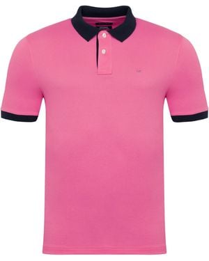 Eden Park Short-Sleeved Polo Shirt - Pink