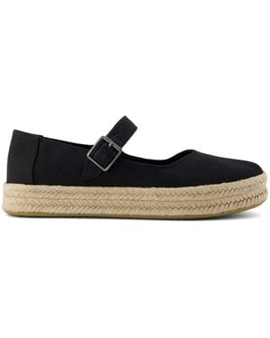TOMS Carolina Mary Jane Espadrille - Black