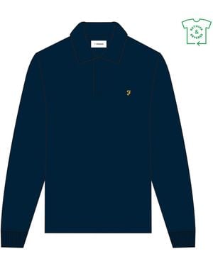 Farah Haslam Ls Polo - Blue