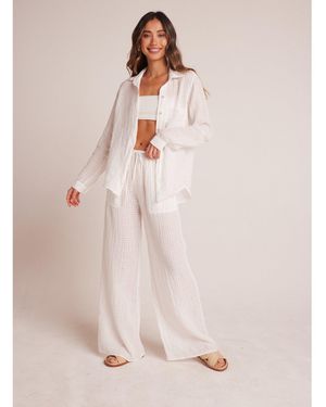Bella Dahl Beach Wide Leg Trousers - Pink