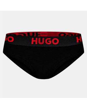 HUGO Logo Briefs - Black