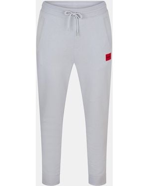 HUGO Closed Hem Fleece Joggers - Grey