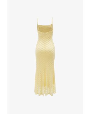 adoni mesh midi dress in canary yellow Bardot Canary Ylw Adoni Mesh Midi Dress