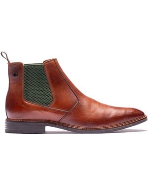Base London Kensington Chelsea Boot - Red