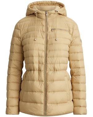 Ralph Lauren Quilted Short Puffer Jacket - Natural